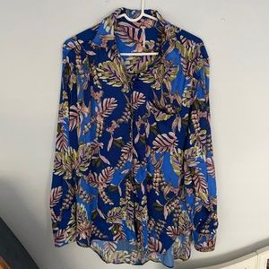 Free People Tropical Shirt